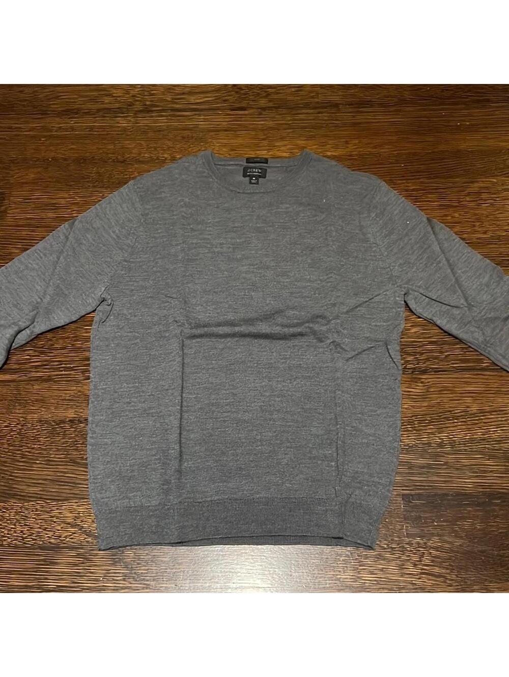 J.Crew Gray Merino Sweater. Medium